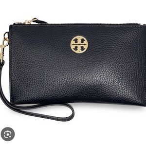 Tory Burch Black Chelsea Wristlet